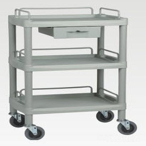 Fiber Trolley 3 Shelves With Drawer 301H