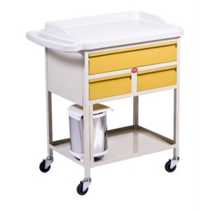 عربة تمريض 3 درج وسلة AD-163/PC عربة تمريض 3 درج وسلة AD-163/PC
