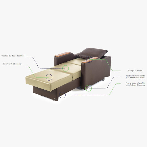 كرسي مرافق مريض AC02 كرسي مرافق مريض AC02