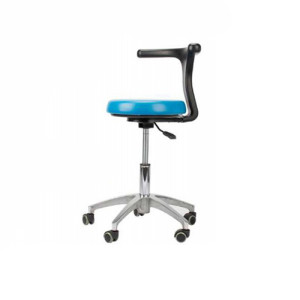 كرسي مختبر دوار مع ظهر