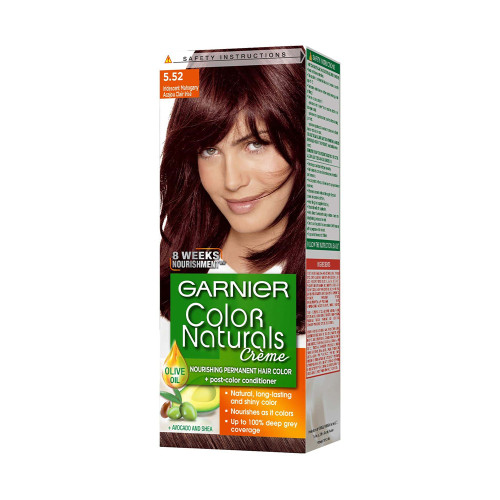صبغة شعر جارنييه ناتشورال كولور 5.52 ماهوجني فاتح صبغة شعر جارنييه ناتشورال كولور 5.52 ماهوجني فاتح