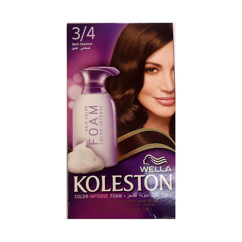 Koleston foam golden fingers dark chestnut 3/4 Koleston foam golden fingers dark chestnut 3/4