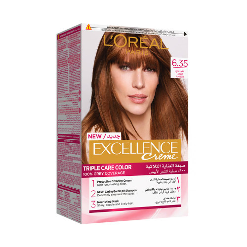 صبغة لوريال اكسلنس 6.35 بني شوكولاته