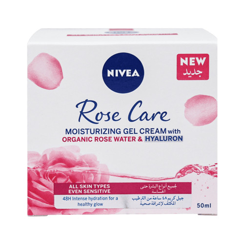 نيفيا روز كير جل كريم مرطب 50 مل نيفيا روز كير جل كريم مرطب 50 مل