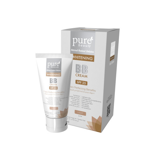 بيور بيوتي بي بي كريم المفتح عامل حماية من الشمس 25 فاتح 50مل بيور بيوتي بي بي كريم المفتح عامل حماية من الشمس 25 فاتح 50مل