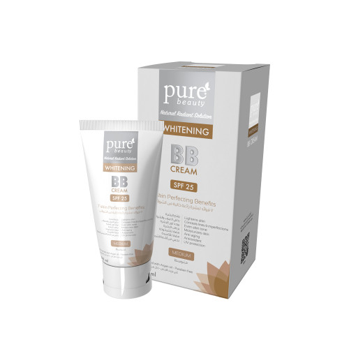 بيور بيوتي بي بي كريم المفتح عامل حماية من الشمس 25 متوسط 50مل