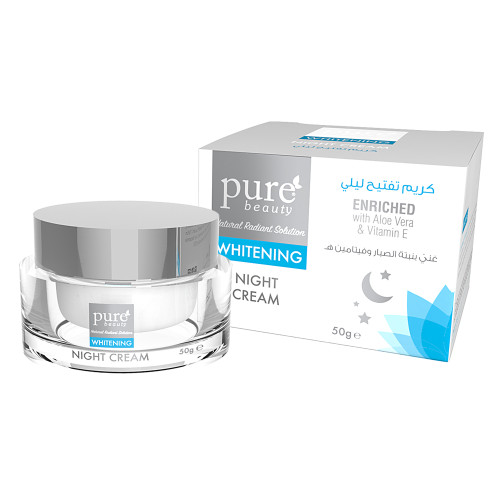 بيور بيوتي كريم تفتيح ليلي 50 غرام