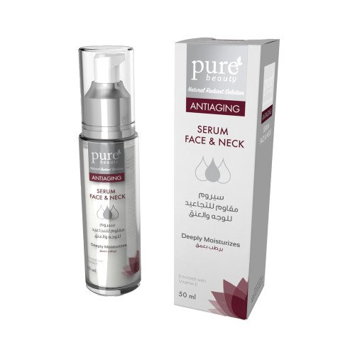 بيور بيوتي سيروم للوجه والعنق المقاوم للشيخوخة 50 مل