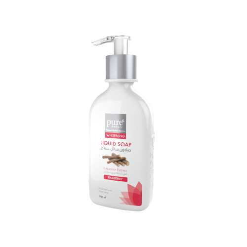 Pure beauty Whitening Liquid Soap 200ml  Raspberry