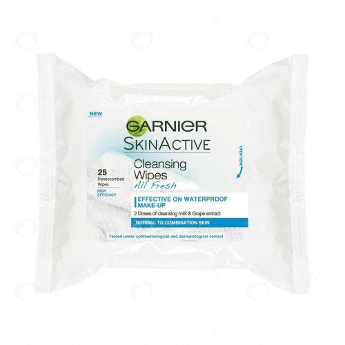 Garnier Cleansing Wipes NORMAL COMBINATION SKIN MAKE-UP 25 wipes Garnier Cleansing Wipes NORMAL COMBINATION SKIN MAKE-UP 25 wipes