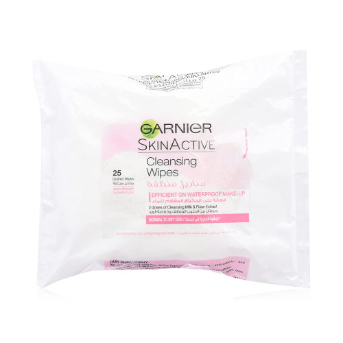 Garnier Cleansing Wipes  NORMAL TO DRY SKIN MAKE-UP 25 wipes