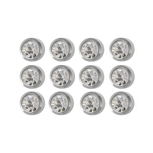 STUDEX Silver Earing Crystal 12 Pairs R204W