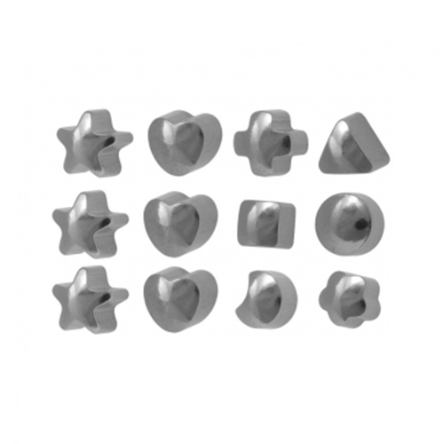 STUDEX Silver Earing Shapes12 Pairs R513W