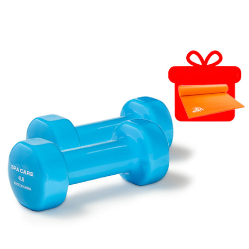 SPACARE Dumbbell Pair With Free Mat SPACARE Dumbbell Pair With Free Mat