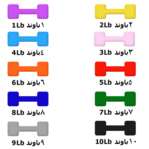SPACARE 6 Dummbells Set With Rack