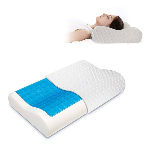 Relaxo Sleeping Pillow Contour With Gel Curved M RLX11