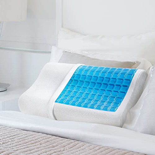 Relaxo Sleeping Pillow Contour With Gel Curved M RLX11