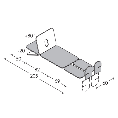 Chinesport Tilting Table Adult Italy LT2E12