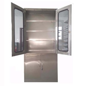 دولاب ستانلس 4 ابواب مع قفل