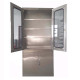 Cabinet Stainless 4 Doors W/locker