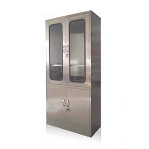 دولاب ستانلس 4 ابواب مع قفل