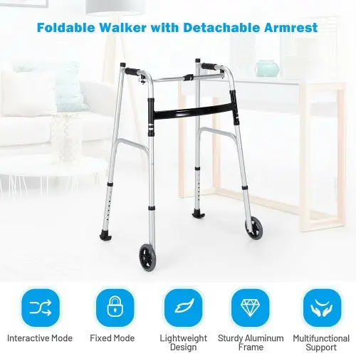 Walker With Armrest With Wheels 01975