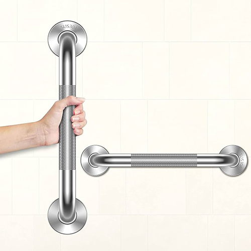 Sbase Bathroom Grab Bar 12 inch (30.4cm) Stainless SB-105