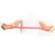 SPACARE Rubber Flex Tube with Handles For Pull Exercises