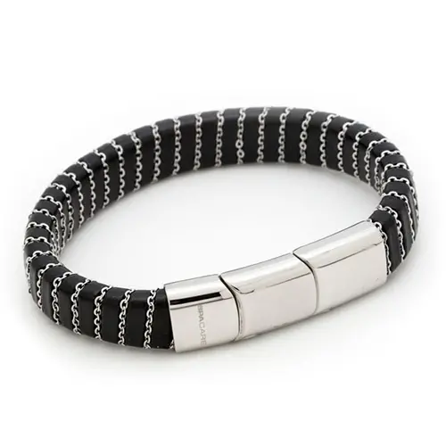 SPACARE Magnetic Bracelet Leather Stainless SPALB005