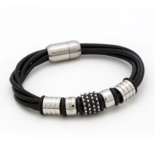 SPACARE Magnetic Bracelet Silicone Stainless SSI014