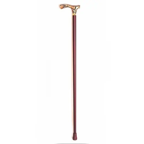 Premium Quality Walking Stick  Acrylic Handle Dark Brown 611
