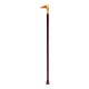 Premium Quality Walking Stick Gold Plated Solid Brass Handle 621