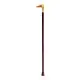 Premium Quality Walking Stick Gold Plated Solid Brass Handle 621