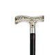 Premium Quality Walking Stick Solid Brass Silver Coated Handle620