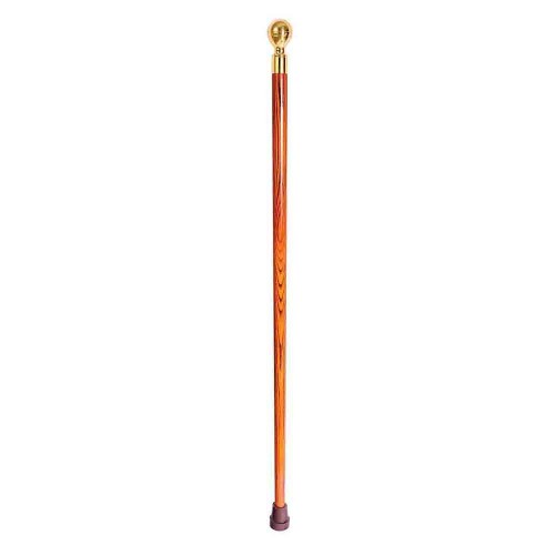 Premium Quality Walking Stick Gold Plated Solid Brass Handle 622