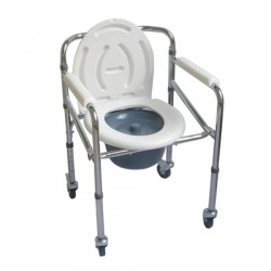 سبيس كرسي حمام مع عجلات قابل للطي SBC02