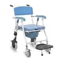 Commode And Shower Wheelchair SW Foldable 18" 101