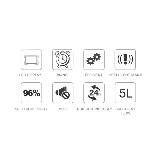 LONGFIAN Oxygen Concentrator 5L JAY-5BW