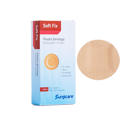 Soft Fix Plastic Plaster Bandage Rounded