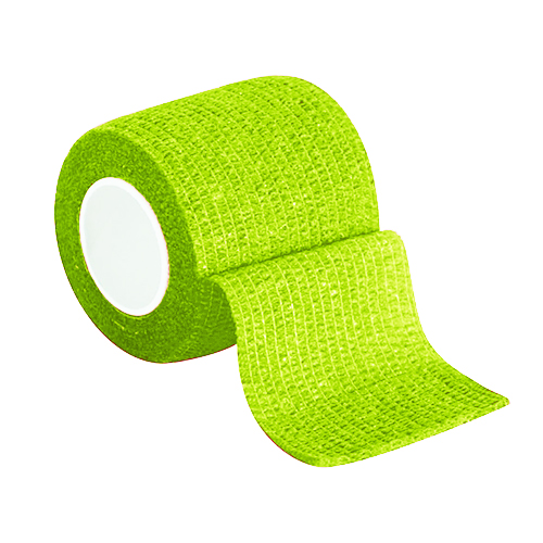 Adhesive Gauze Colorful Green
