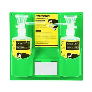 Wall Mounted Emergency Eyewash Station 2 Bottles Wall Mounted Emergency Eyewash Station 2 Bottles