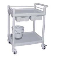 MOVACARE Trolley 2 Shelves With 2 Drawers Fiber MT022
