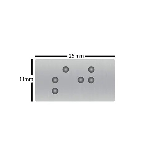 Braille Standard Elevator Buttons Set