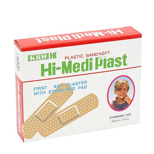 Hi-Medi Plaster Standard 19mm×72mm Japan