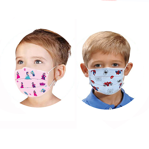 Mask Earloop Pediatric Colors Boys Spiderman