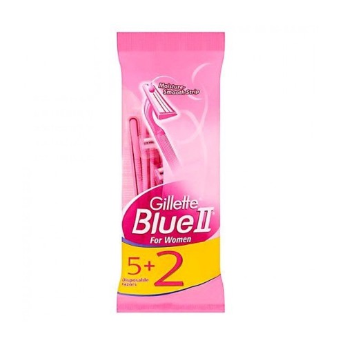 GILLETTE ROSE  5 + 2 razors Blue 2