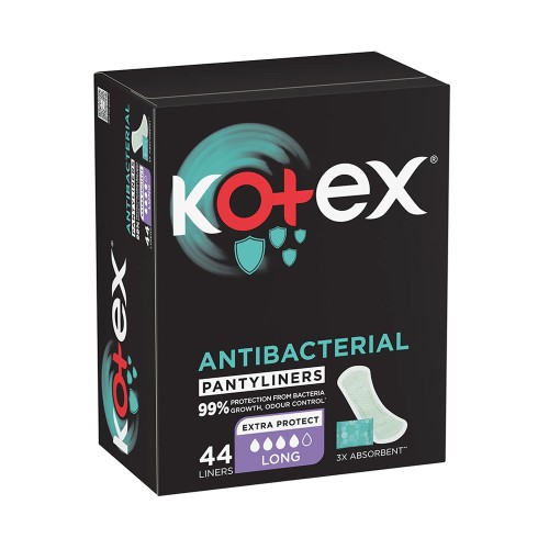 Kotex Panty Liners Long 10 Pack x 44 Pads