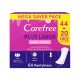 Carefree Plus Large Light Scent 5 Pack x 64 Pads
