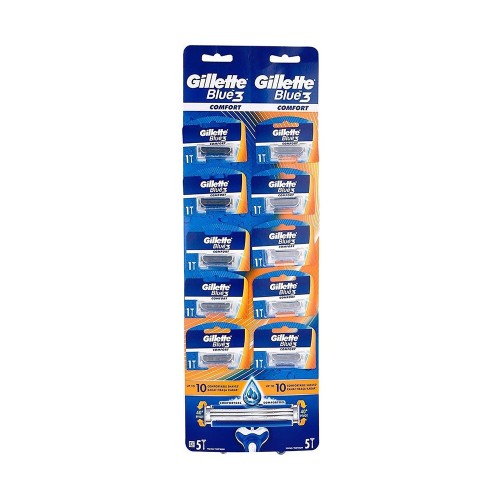GILLETTE 1 card x 10 BLUE3 
