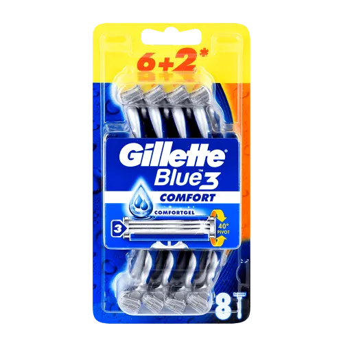 GILLETTE  6 + 2 BLUE-3